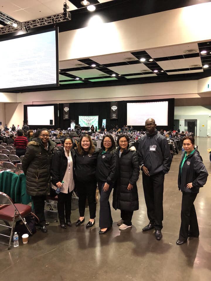 Team at conference